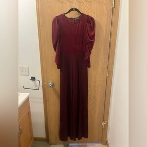 Valentine Deep Red Jumpsuit